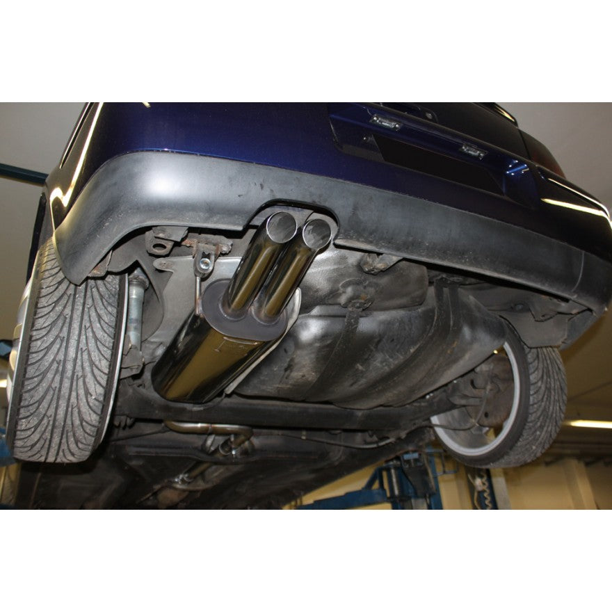 Sportschalldämpfer mit 2 Endrohren 63mm (Typ 28), inkl. (EG-) GENEHMIGUNG!