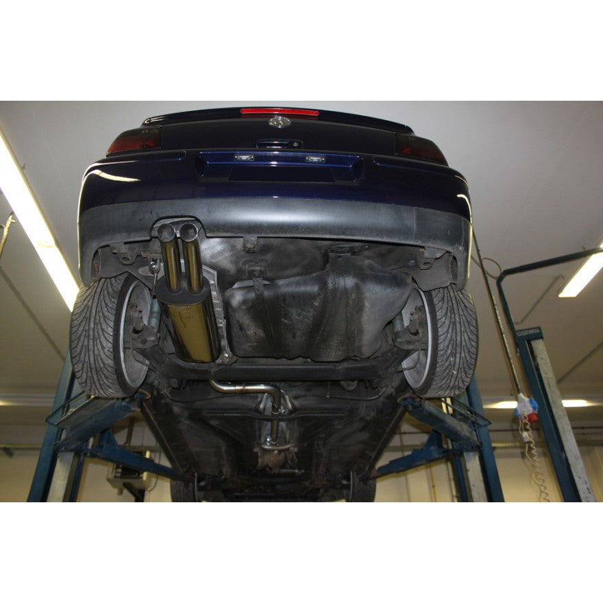 Sportschalldämpfer mit 2 Endrohren 63mm (Typ 28), inkl. (EG-) GENEHMIGUNG!