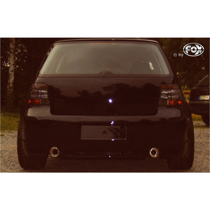 Sportschalldämpfer mit links/rechts je 1 Endrohren 90mm (Typ 17), inkl. TÜV-Teilegutachten!