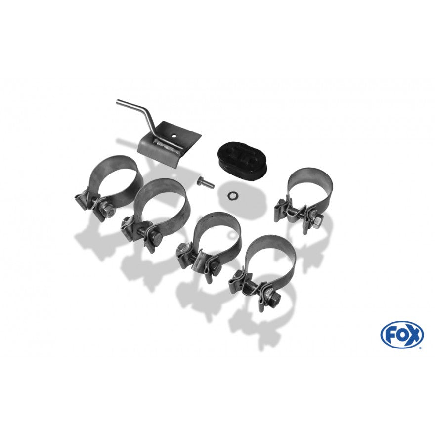 Sportschalldämpfer mit links/rechts je 1 Endrohren 90mm (Typ 25), inkl. TÜV-Teilegutachten!