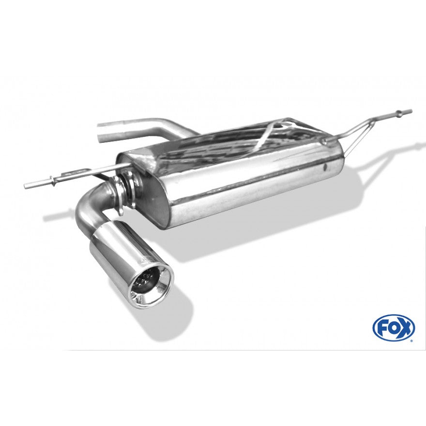 Sportschalldämpfer mit 1 Endrohr 90mm (Typ 13), inkl. (EG-) GENEHMIGUNG!