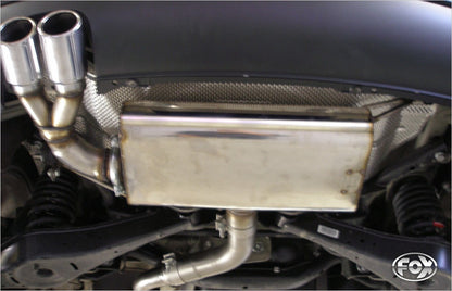 Sportschalldämpfer mit 2 Endrohren 76mm (Typ 17), inkl. (EG-) GENEHMIGUNG!