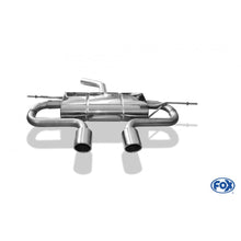 Sportschalldämpfer mit mittig 2 Endrohren 90mm (Typ 16), inkl. (EG-) GENEHMIGUNG!