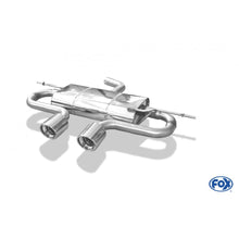 Sportschalldämpfer mit mittig 2 Endrohren 100mm (Typ 17), inkl. (EG-) GENEHMIGUNG!