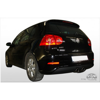 Sportschalldämpfer mit mittig 2 Endrohren 90mm (Typ 16), inkl. (EG-) GENEHMIGUNG!