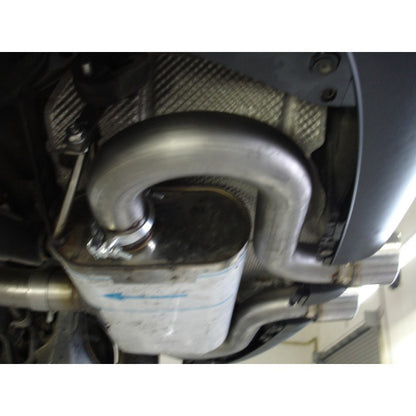 Sportschalldämpfer mit mittig 2 Endrohren 90mm (Typ 16), inkl. (EG-) GENEHMIGUNG!