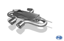 Sportschalldämpfer mit mittig 2 Endrohren 100mm (Typ 17), inkl. (EG-) GENEHMIGUNG!