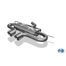 Sportschalldämpfer mit mittig 2 Endrohren 100mm (Typ 25), inkl. (EG-) GENEHMIGUNG!