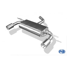 Sportschalldämpfer mit links/rechts je 1 Endrohr 90mm (Typ 13), inkl. (EG-) GENEHMIGUNG!