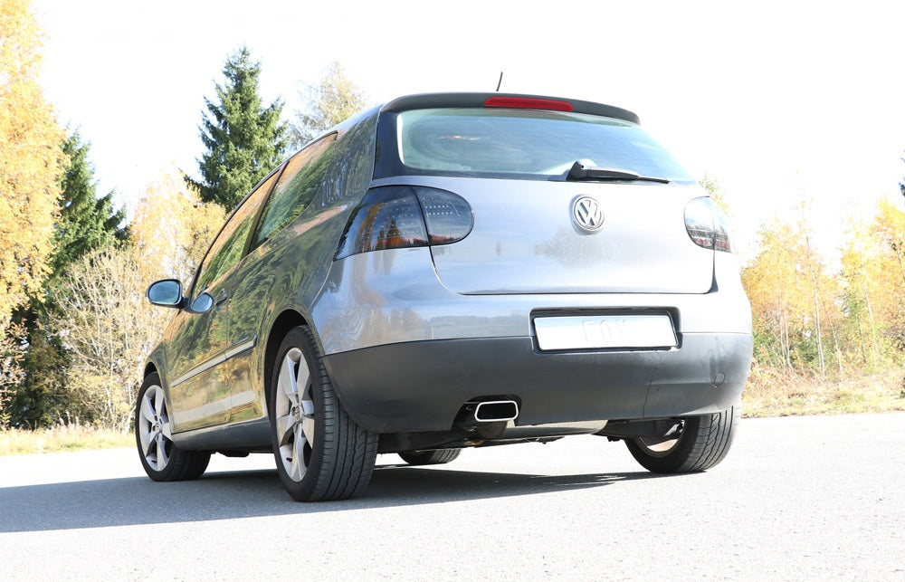 Sportschalldämpfer mit 1 Endrohr 145x65mm (Typ 59), inkl. (EG-) GENEHMIGUNG!