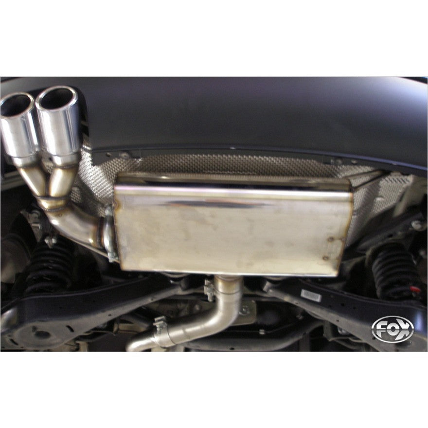 Sportschalldämpfer mit 2 Endrohren 76mm (Typ 17), inkl. (EG-) GENEHMIGUNG!