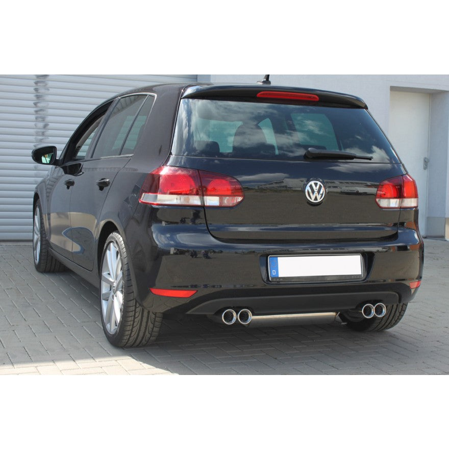 Sportschalldämpfer mit links/rechts je 2 Endrohren 80mm (Typ 13), inkl. (EG-) GENEHMIGUNG!