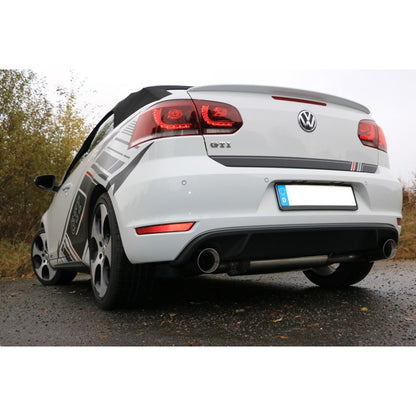 Sportschalldämpfer mit links/rechts je 1 Endrohr 100mm (Typ 25), inkl. (EG-) GENEHMIGUNG!