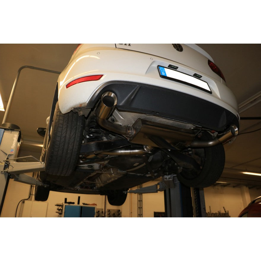 Sportschalldämpfer mit links/rechts je 1 Endrohr 100mm (Typ 25), inkl. (EG-) GENEHMIGUNG!