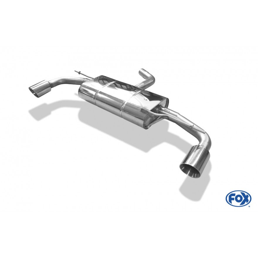 Sportschalldämpfer mit links/rechts je 1 Endrohr 90mm (Typ 25), inkl. (EG-) GENEHMIGUNG!