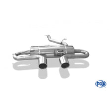 Sportschalldämpfer mit mittig 2 Endrohren 100mm (Typ 16), inkl. (EG-) GENEHMIGUNG!