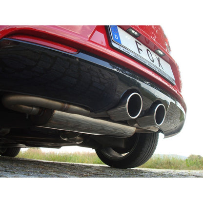 Sportschalldämpfer mit mittig 2 Endrohren 100mm (Typ 16), inkl. (EG-) GENEHMIGUNG!