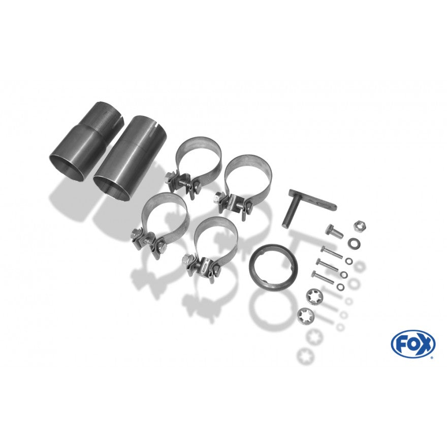 Sportschalldämpfer mit 2 Endrohren 76mm (Typ 17), inkl. (EG-) GENEHMIGUNG!