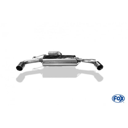 Sportschalldämpfer mit links/rechts je 1 Endrohr 90mm (Typ 25), inkl. (EG-) GENEHMIGUNG!