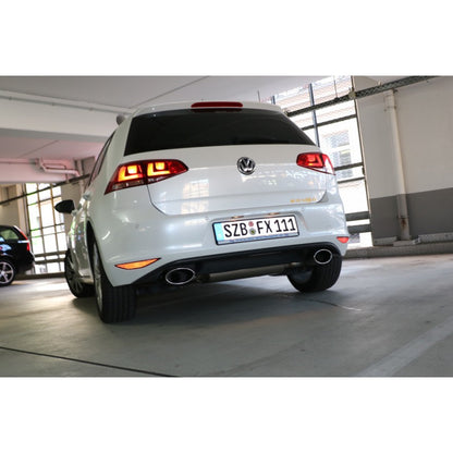 Sporttschalldämpfer mit links/rechts je 1 Endrohr 160x90mm (Typ 38), inkl. (EG-) GENEHMIGUNG!