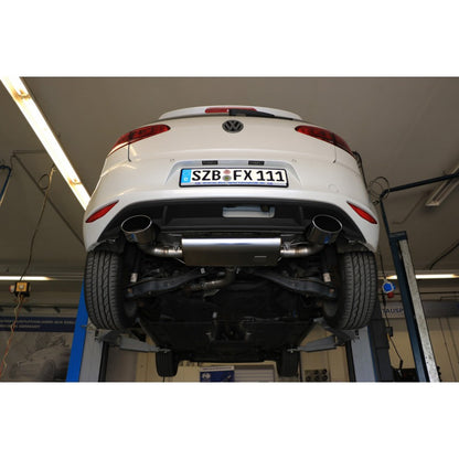 Sporttschalldämpfer mit links/rechts je 1 Endrohr 160x90mm (Typ 38), inkl. (EG-) GENEHMIGUNG!