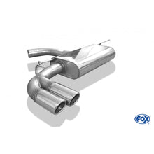 Sportschalldämpfer mit 2 Endrohren 80mm (Typ 16), inkl. (EG-) GENEHMIGUNG!