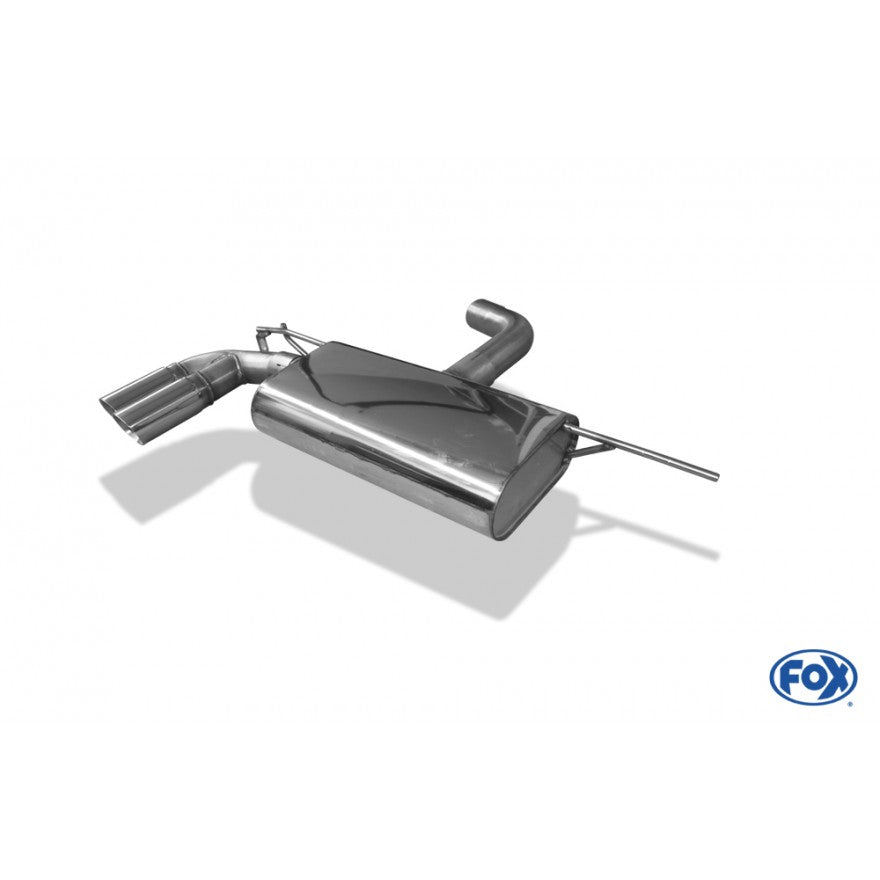 Sportschalldämpfer mit 2 Endrohren 80mm (Typ 25), inkl. (EG-) GENEHMIGUNG!