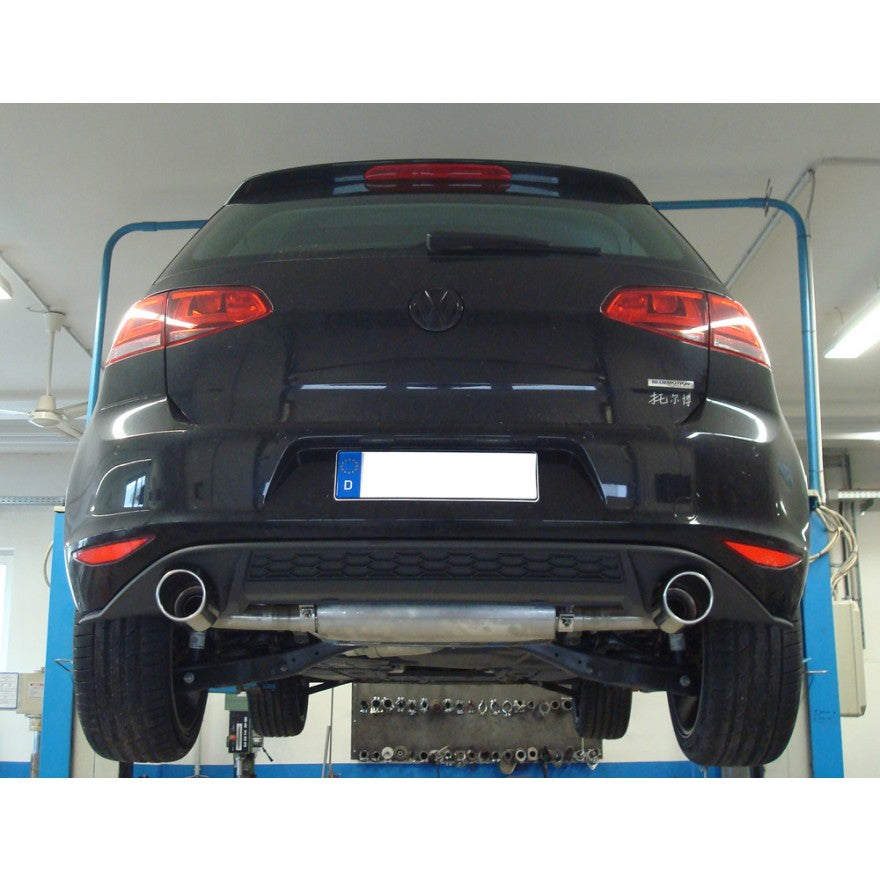 Sporttschalldämpfer mit links/rechts je 1 Endrohr 100mm (Typ 16), inkl. (EG-) GENEHMIGUNG!