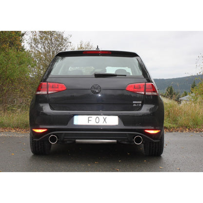 Sportschalldämpfer mit links/rechts je 1 Endrohr 100mm (Typ 16), inkl. (EG-) GENEHMIGUNG!