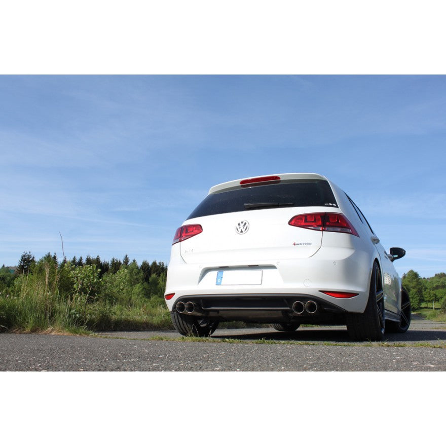 Sportschalldämpfer mit links/rechts je 2 Endrohren 80mm (Typ 25), inkl. (EG-) GENEHMIGUNG!