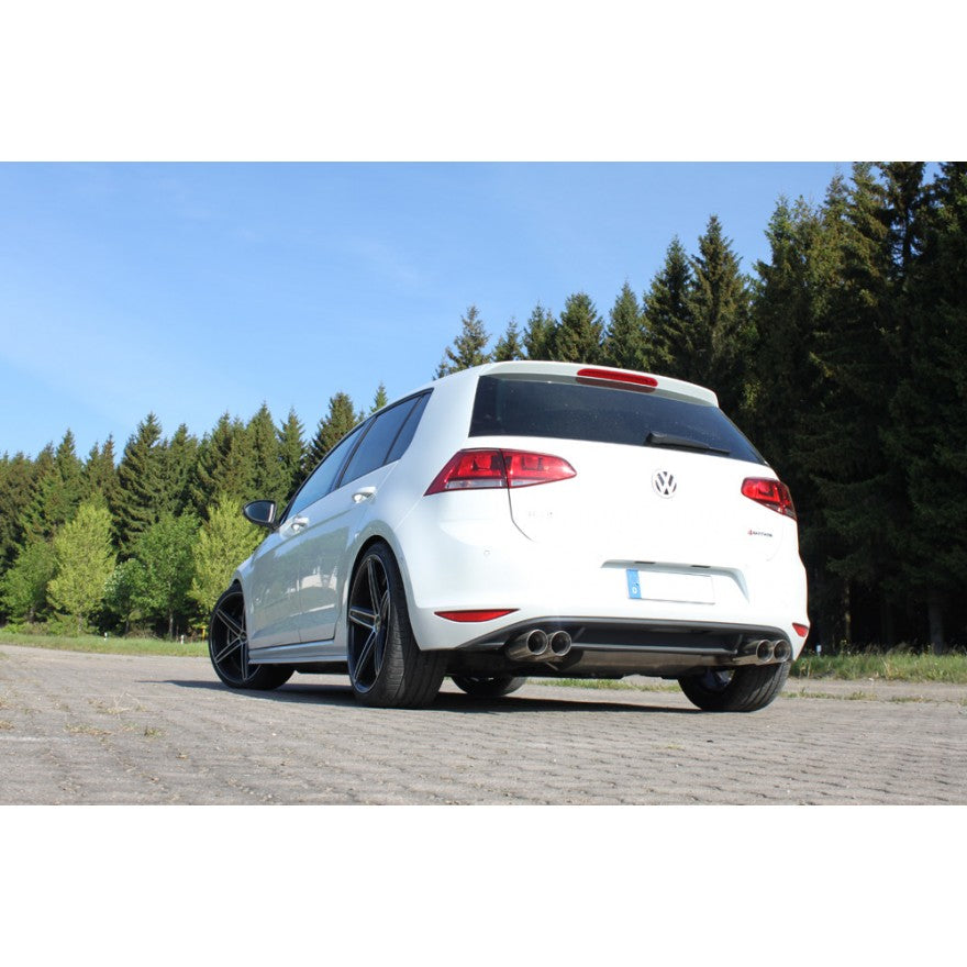 Sportschalldämpfer mit links/rechts je 2 Endrohren 80mm (Typ 25), inkl. (EG-) GENEHMIGUNG!