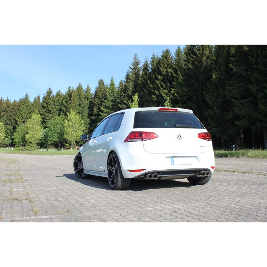 Sportschalldämpfer mit links/rechts je 2 Endrohren 80mm (Typ 25), inkl. (EG-) GENEHMIGUNG!