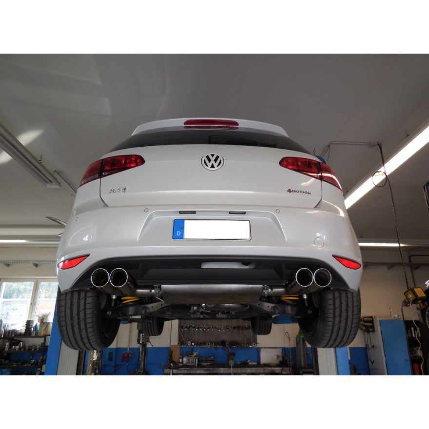 Sportschalldämpfer mit links/rechts je 2 Endrohren 80mm (Typ 25), inkl. (EG-) GENEHMIGUNG!