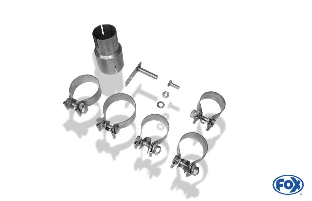 Sportschalldämpfer mit links/rechts je 1 Endrohr 100mm (Typ 25), inkl. (EG-) GENEHMIGUNG!