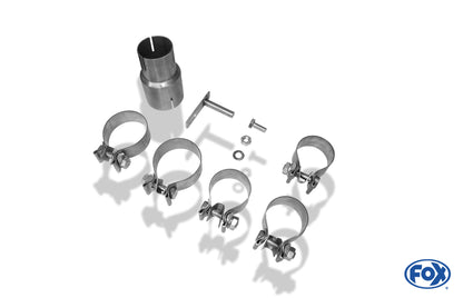 Sportschalldämpfer mit links/rechts je 1 Endrohr 100mm (Typ 25), inkl. (EG-) GENEHMIGUNG!
