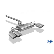 Sportschalldämpfer mit links/rechts je 2 Endrohren 115x85mm (Typ 32), inkl. (EG-) GENEHMIGUNG!