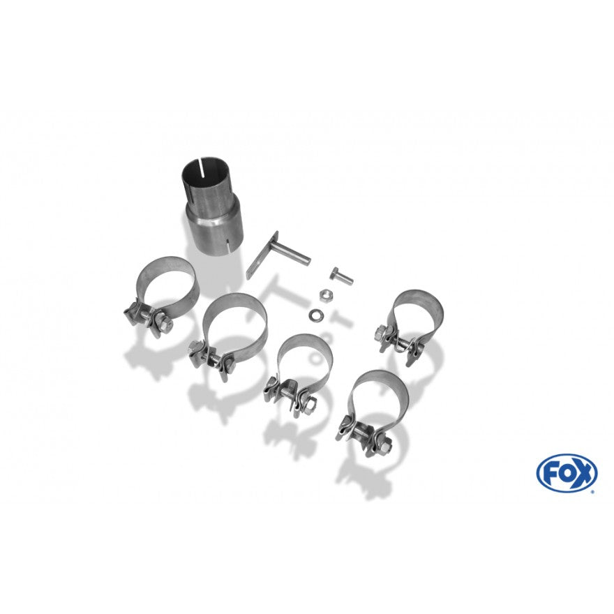 Sportschalldämpfer mit links/rechts je 2 Endrohren 115x85mm (Typ 32), inkl. (EG-) GENEHMIGUNG!