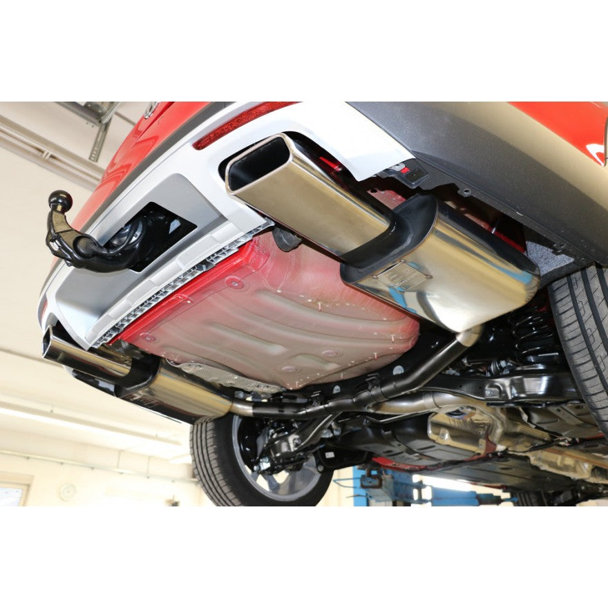 Sportschalldämpfer mit links/rechts je 1 Endrohr 145x65mm (Typ 59), inkl. (EG-) GENEHMIGUNG!