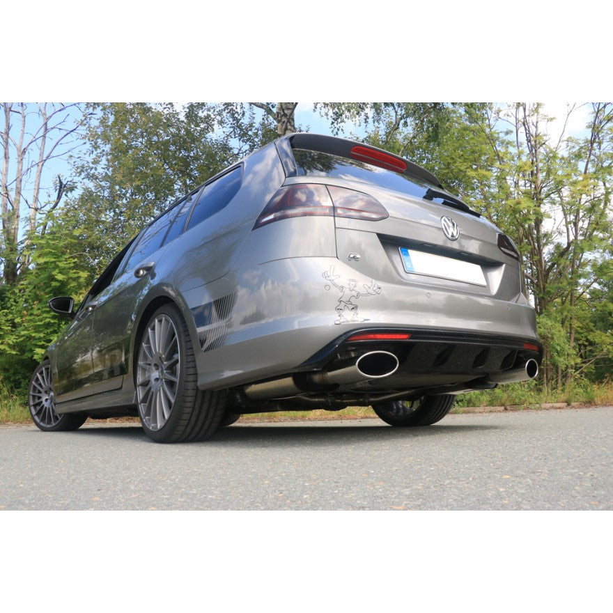 Sportschalldämpfer mit links/rechts je 1 Endrohr 160x90mm (Typ 38), inkl. (EG-) GENEHMIGUNG!