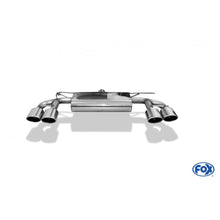 Sportschalldämpfer mit links/rechts je 2 Endrohren 115x85mm (Typ 44), inkl. (EG-) GENEHMIGUNG!