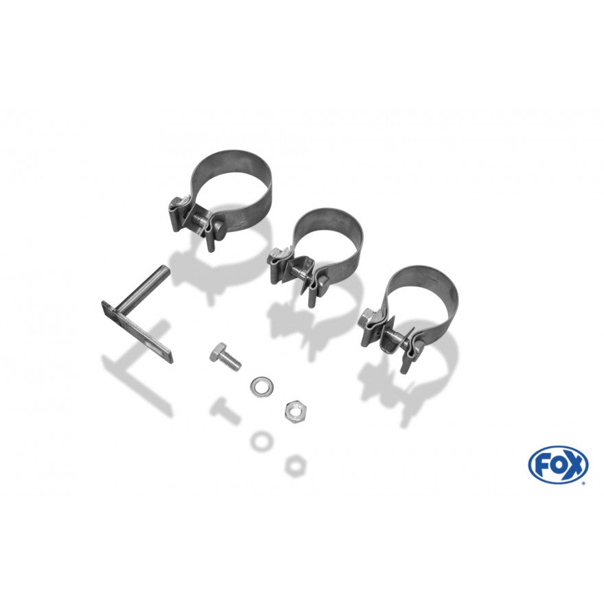 Sportschalldämpfer mit links/rechts je 2 Endrohren 115x85mm (Typ 44), inkl. (EG-) GENEHMIGUNG!