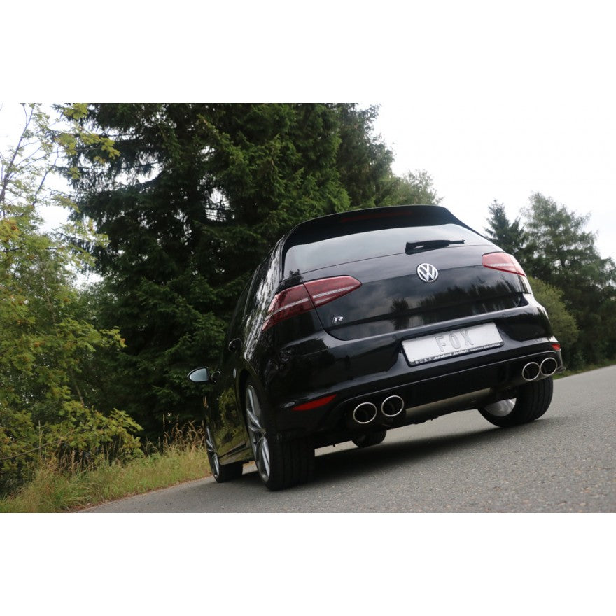 Sportschalldämpfer mit links/rechts je 2 Endrohren 115x85mm (Typ 44), inkl. (EG-) GENEHMIGUNG!