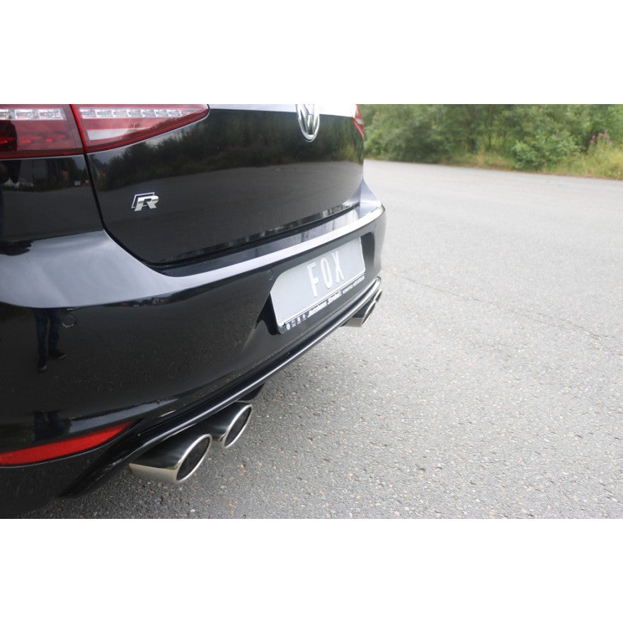 Sportschalldämpfer mit links/rechts je 2 Endrohren 115x85mm (Typ 44), inkl. (EG-) GENEHMIGUNG!