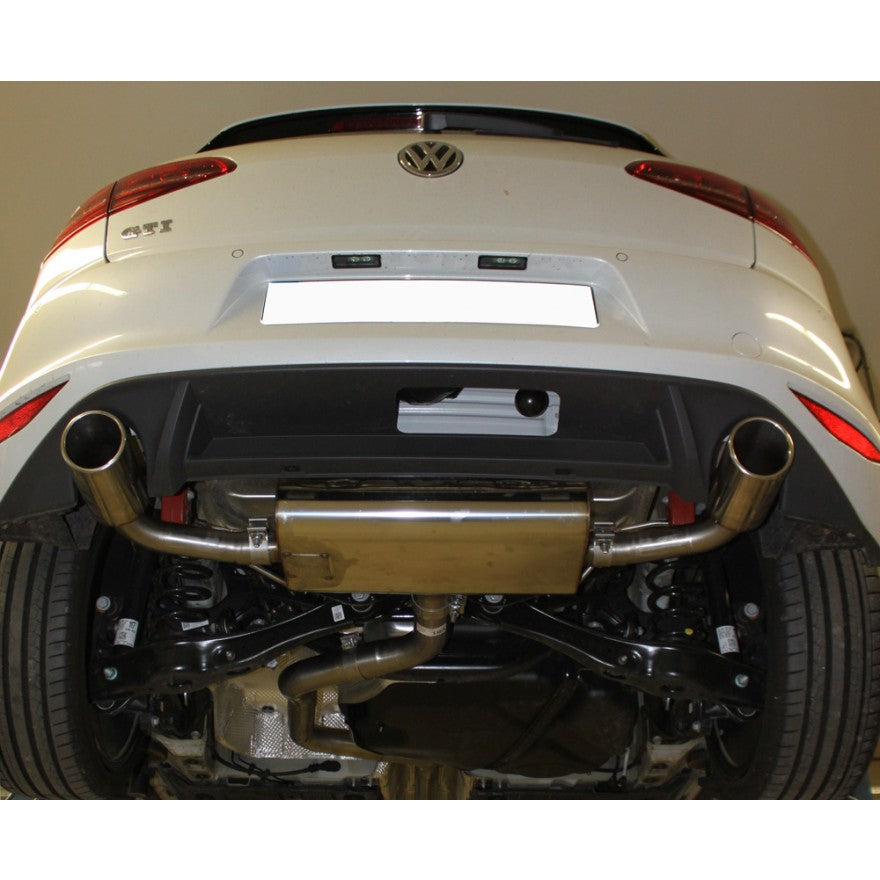 Sportschalldämpfer mit links/rechts je 1 Endrohr 100mm (Typ 16), inkl. (EG-) GENEHMIGUNG!