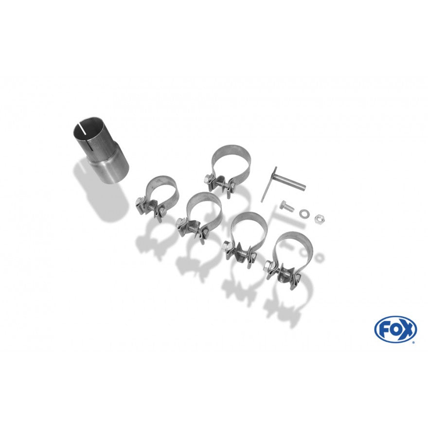 Sportschalldämpfer mit links/rechts je 1 Endrohr 100mm (Typ 25), inkl. (EG-) GENEHMIGUNG!