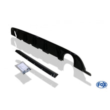 Sportschalldämpfer mit links/rechts je 1 Endrohr 100mm (Typ 25) inkl. Heckeinsatz schwarz lackiert, inkl. (EG-) GENEHMIGUNG!