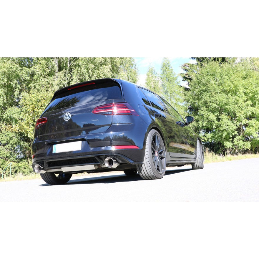 Sportschalldämpfer mit links/rechts je 1 Endrohr 114mm (Typ 25), inkl. (EG-) GENEHMIGUNG!