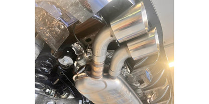 Endrohrset mit links/rechts je 2 Endrohren 100mm (Typ 25), inkl. (EG-) GENEHMIGUNG!