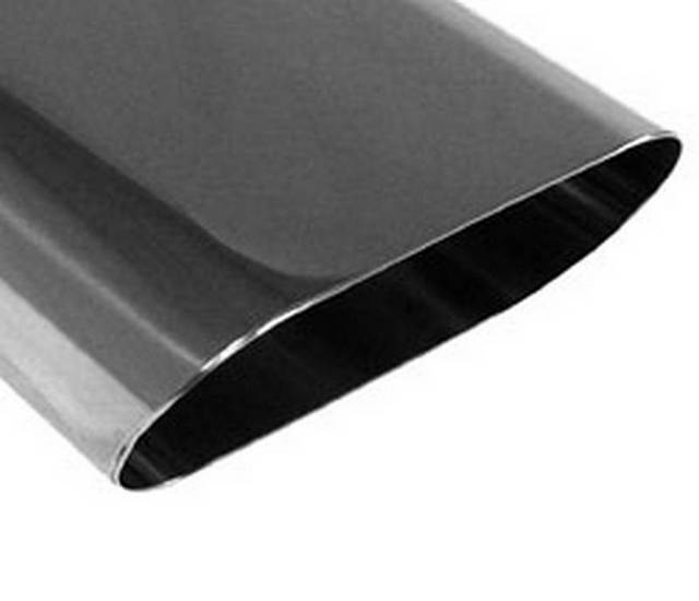 Sportschalldämpfer mit seitlich 1 Endrohr 135x80mm (Typ 50), inkl. TÜV-Teilegutachten!