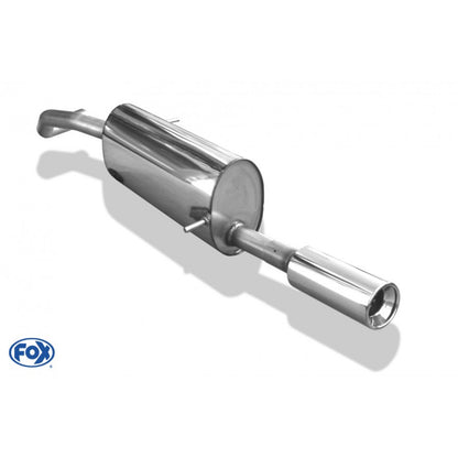 Sportschalldämpfer mit 1 Endrohr 90mm (Typ 13), inkl. (EG-) GENEHMIGUNG!